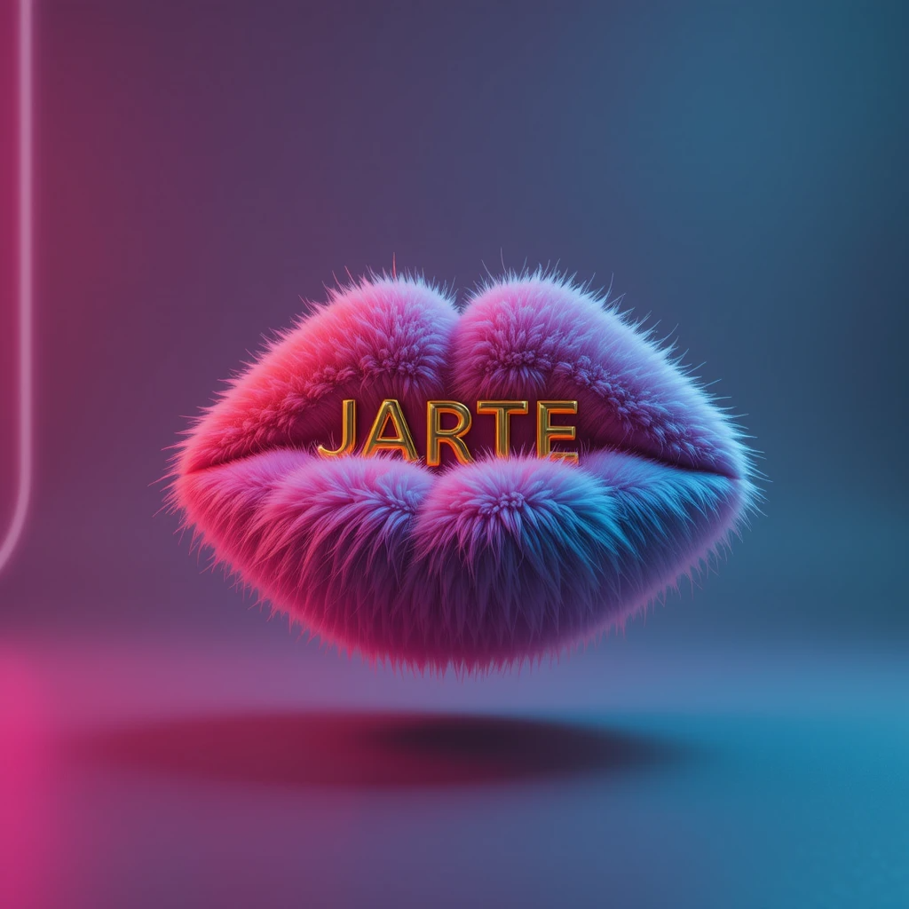 AI Scene with blue circular light and bottle